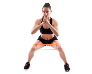 Quadriceps resistance band exercises